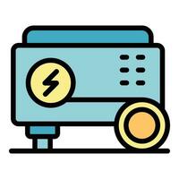 House generator icon vector flat