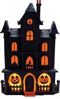 Haunted House Laser Cut Design vector