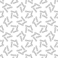 Bacteria vector concept outline minimal seamless pattern