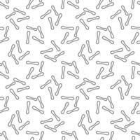 Bacteria vector concept outline minimal seamless pattern