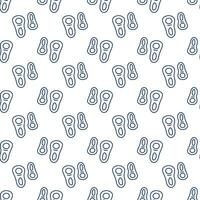 Two Microbes vector concept outline seamless pattern
