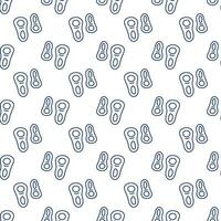 Two Microbes vector concept outline seamless pattern