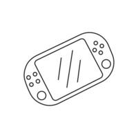 Vector illustration of joystick, gamepad for video games.