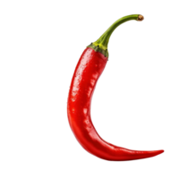 Chili pepper isolated on transparent background, created with generative AI png