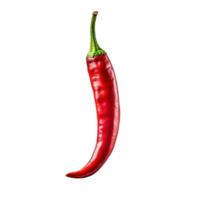 Chili pepper isolated on transparent background, created with generative AI png