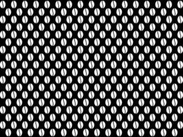 Motifs Pattern Created from Coffee Bean Silhouette, can use for Decoration, Wallpaper, Fashion, Cover, Wrapping, Carpet, Tile, Ornate or Graphic Design Element. Vector Illustration