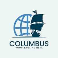 columbus logo vector illustration design