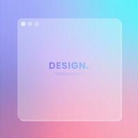 Simple square gradient background. Social media template vector illustration.