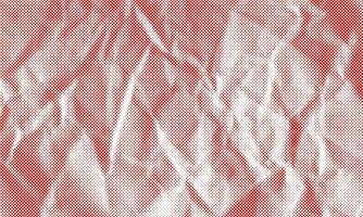 Crumpled Paper Color Halftone Vector Texture
