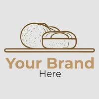 Bread or Wheat Professional Logo Design vector