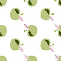 Abstract apple fruits seamless pattern. Fruit ornament. vector