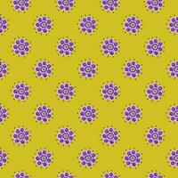 resumen étnico brote flor sin costura modelo. estilizado floral botánico fondo de pantalla. vector