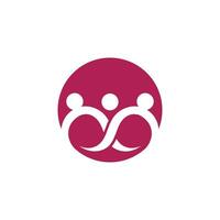 Community, network and social icon vector