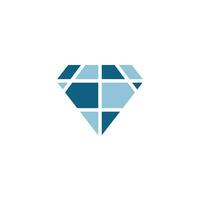 plantilla de logotipo de diamante vector