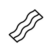 bacon icon line style vector