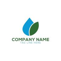 Ecologic company logo template vector