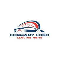 Automotive Logo. Speedometer Logo Design Vector