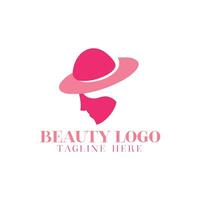 belleza logo diseño con estilo y creativo concepto vector