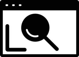 Browser Glyph Icon vector