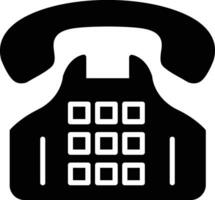 Telephone Glyph Icon vector