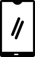 Smartphone Glyph Icon vector