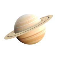 generativ ai, png Saturn Gelb Planet