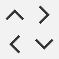 back forward up down ios arrow icon vector