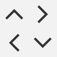arrow caret next back up down icon navigation button vector