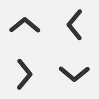 arrow rounded caret next back up down icon navigation button vector