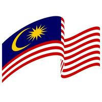 The flag of Malaysia. Malaysian flag. Bendera Malaysia. photo