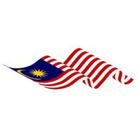 The flag of Malaysia. Malaysian flag. Bendera Malaysia. photo