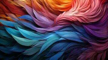 plumage background colorful design illustration photo