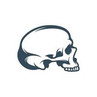 Skull vector illustration design. Skull logo design Template.