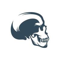 Skull vector illustration design. Skull logo design Template.