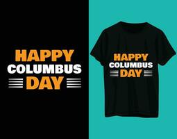 Happy columbus day vector
