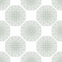 vector seamless vintage pattern of abstract grey shapes on white