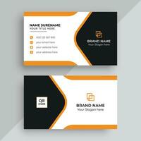 Modern professional business card design. Vector modern creative and clean business card Template with abstract background. Creative and Clean Business Card Template.