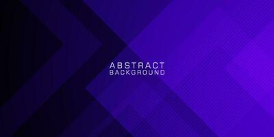 Abstract trendy geometric futuristic overlap background with dark blue purple gradient background design. Modern papercut pattern. Eps10 vector