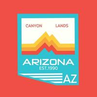 vector of arizona hills perfect for sticker, print,etc