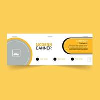 Modern Home Cover Banner Template vector