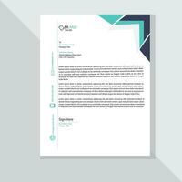 Modern business and corporate letterhead template vector