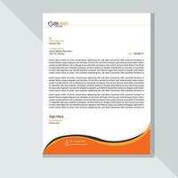 modern business and corporate letterhead template vector