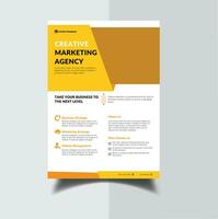 Creative Marketing Aency Business flyer design vector