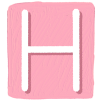 Letter H letter of alphabet png