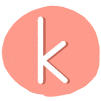 Brief k Brief von Alphabet png