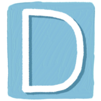 Brief d Brief von Alphabet png