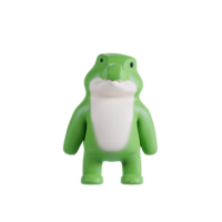 3d rendre animal mignonne crocodile png