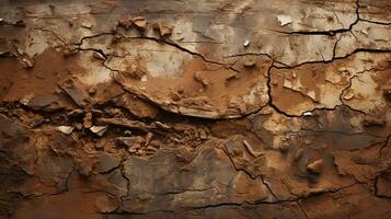 Mud texture background ai photo