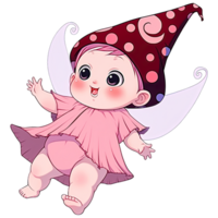 Baby on Halloween Fairy Costume png