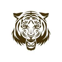 Head Tiger vector illustration design. Head Tiger logo design Template.